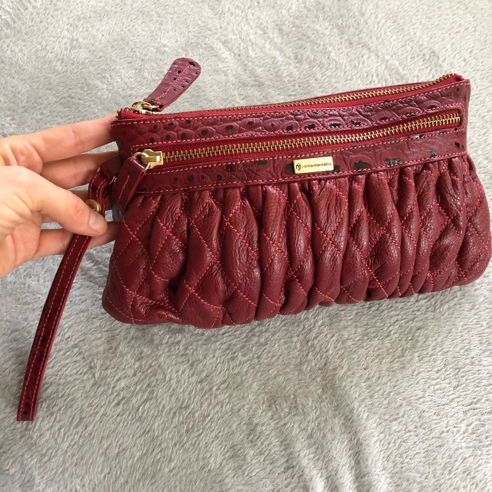 Santa Marinella leather purse